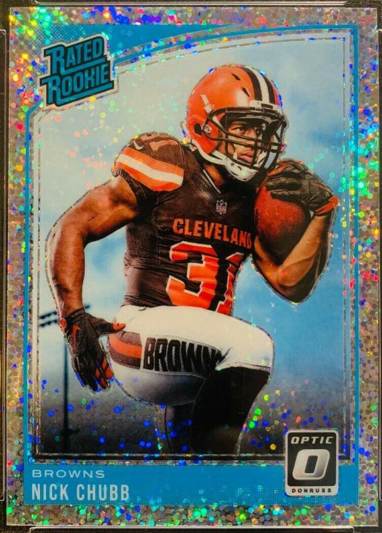 Nick Chubb [White Sparkle] #158