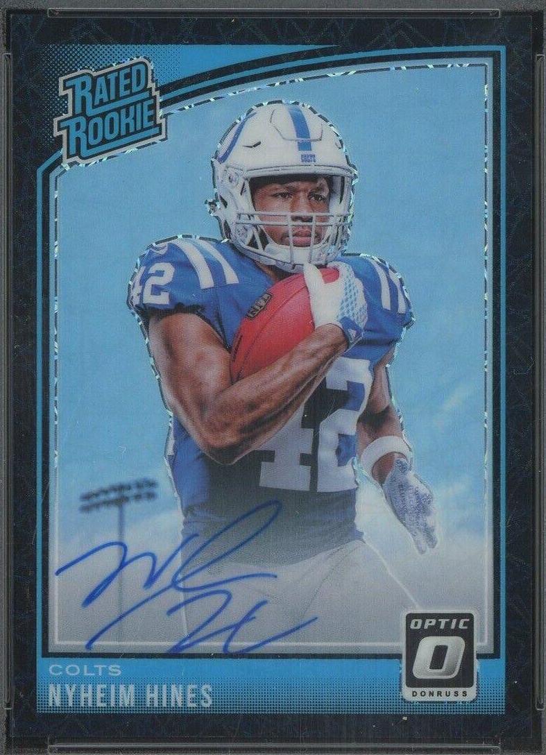 Nyheim Hines [Autograph Black Velocity] #177