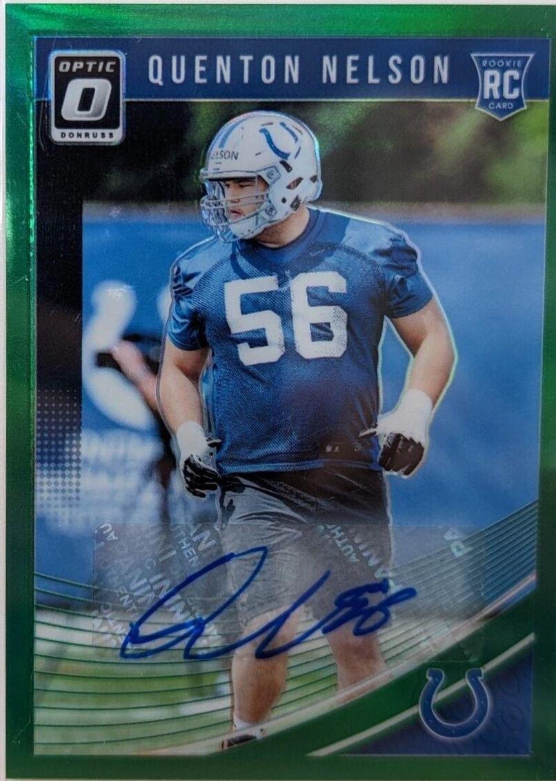 Quenton Nelson [Autograph Green] #101