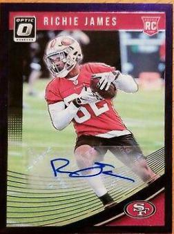 Richie James [Autograph Purple Stars] #117