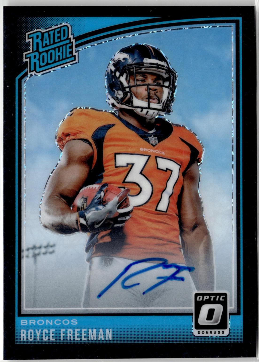 Royce Freeman [Autograph Black Velocity] #173