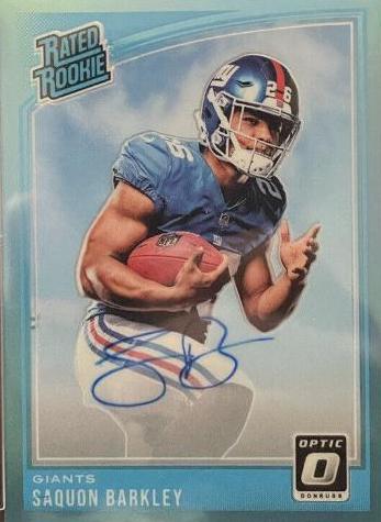 Saquon Barkley [Autograph Blue] #156