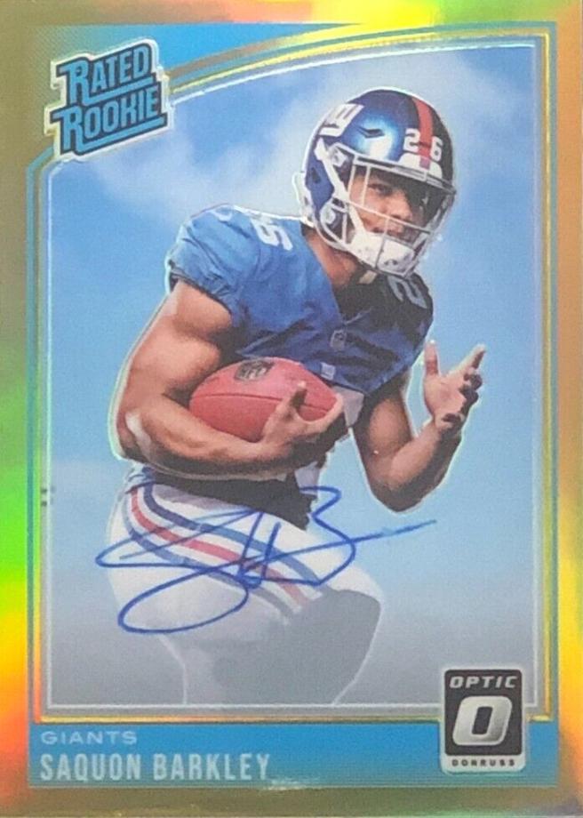 Saquon Barkley [Autograph Gold] #156