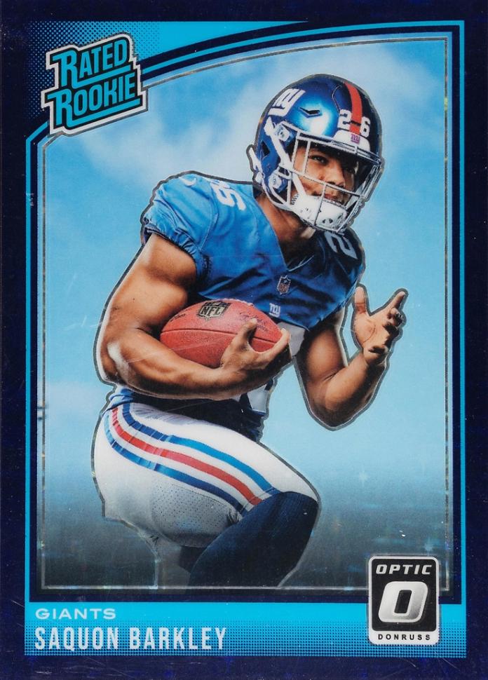 Saquon Barkley [Purple Stars] #156