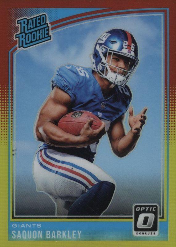 Saquon Barkley [Red Yellow] #156