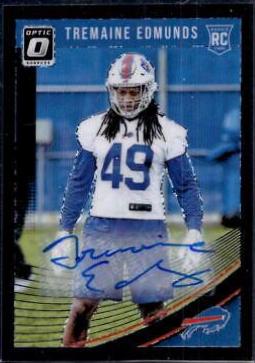 Tremaine Edmunds [Autograph Black Velocity] #107