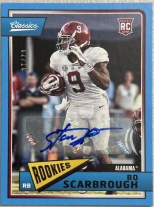 Bo Scarbrough [Signatures Blue] #248