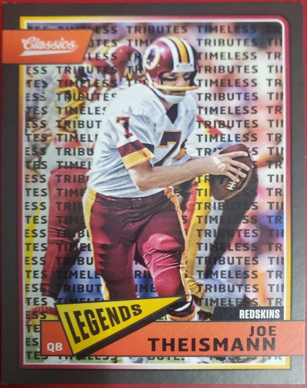 Joe Theismann [Timeless Tribute Black] #188