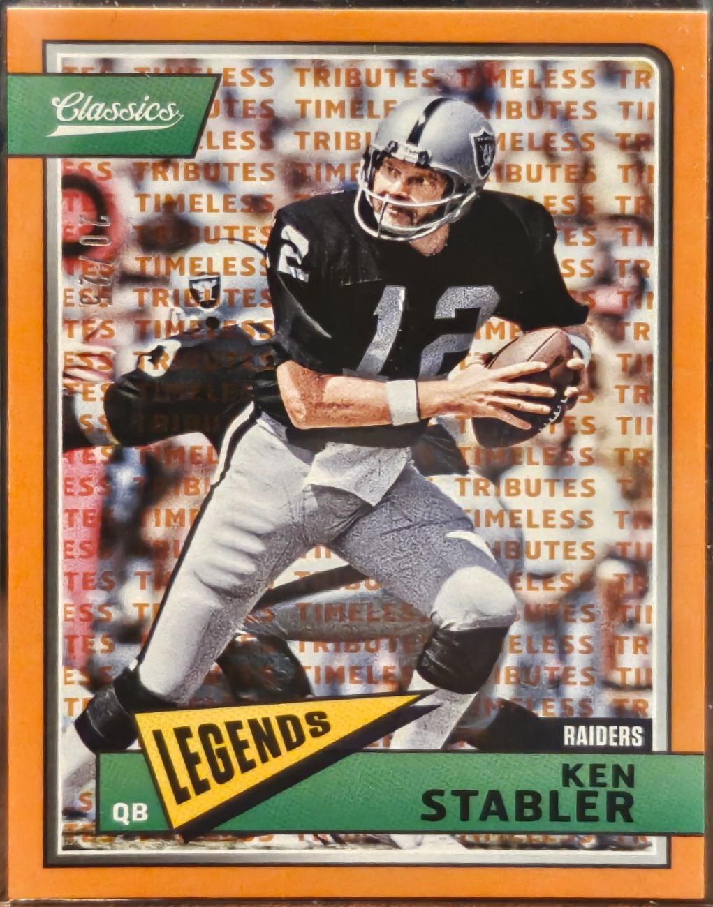 Ken Stabler [Timeless Tribute Orange] #171