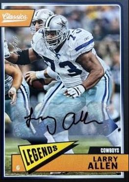 Larry Allen [Black Autograph] #119