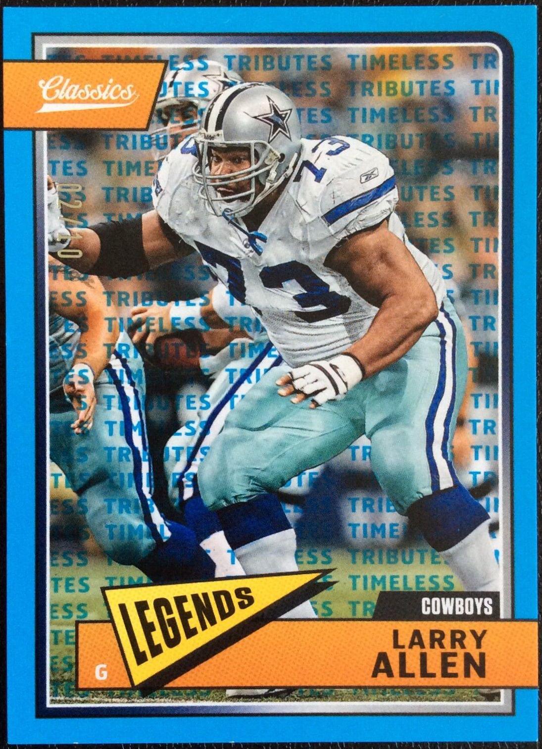 Larry Allen [Timeless Tribute Blue] #119