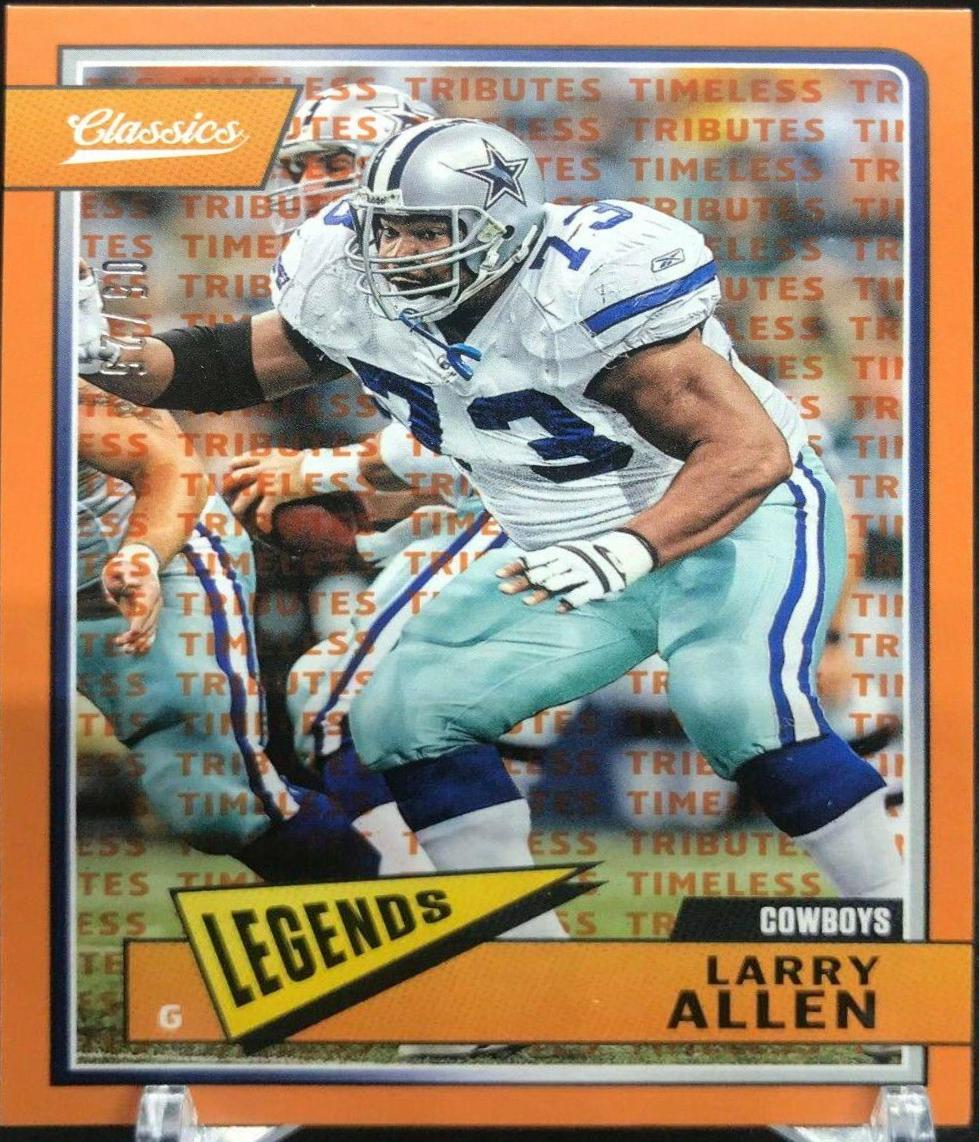 Larry Allen [Timeless Tribute Orange] #119