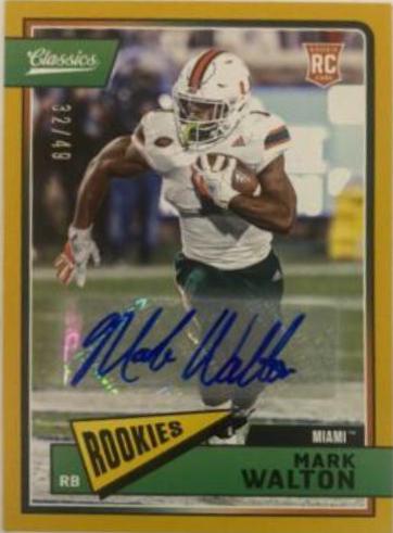 Mark Walton [Signatures Gold] #252