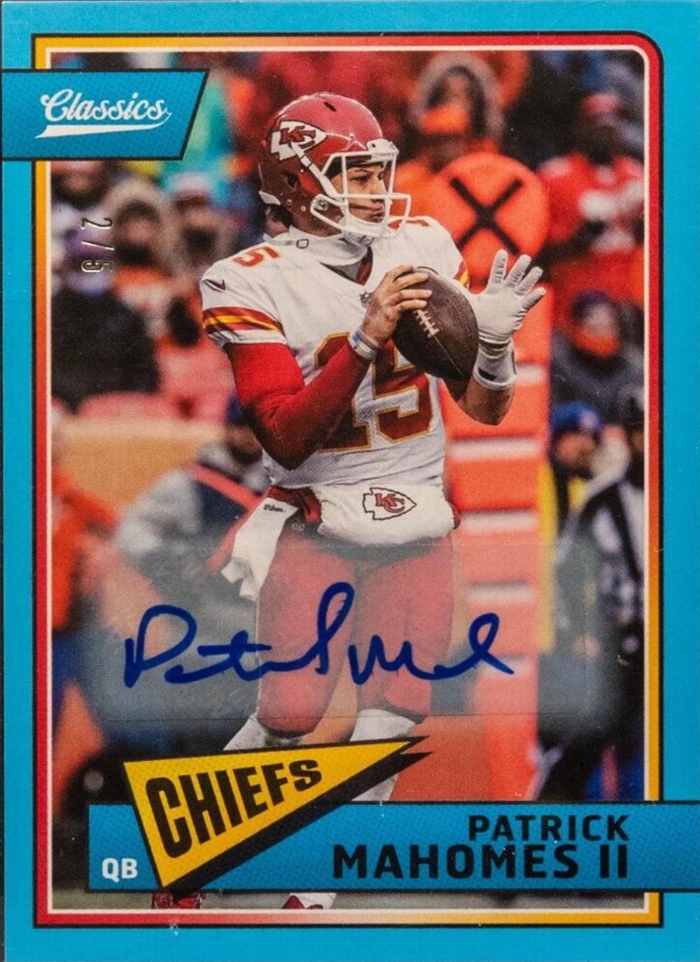 Patrick Mahomes II [Signatures Blue] #49
