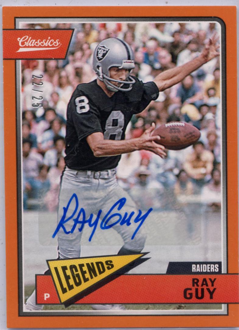 Ray Guy [Signatures Orange] #200