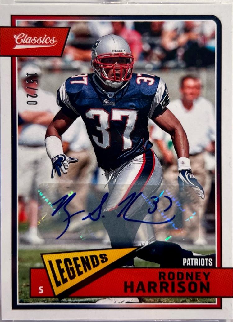 Rodney Harrison [Signatures Orange] #181