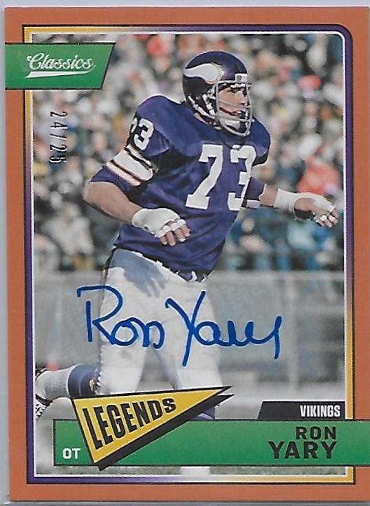 Ron Yary [Signatures Orange] #151