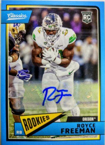 Royce Freeman [Signatures Blue] #249