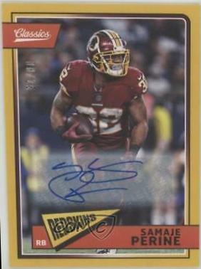 Samaje Perine [Signatures Gold] #100