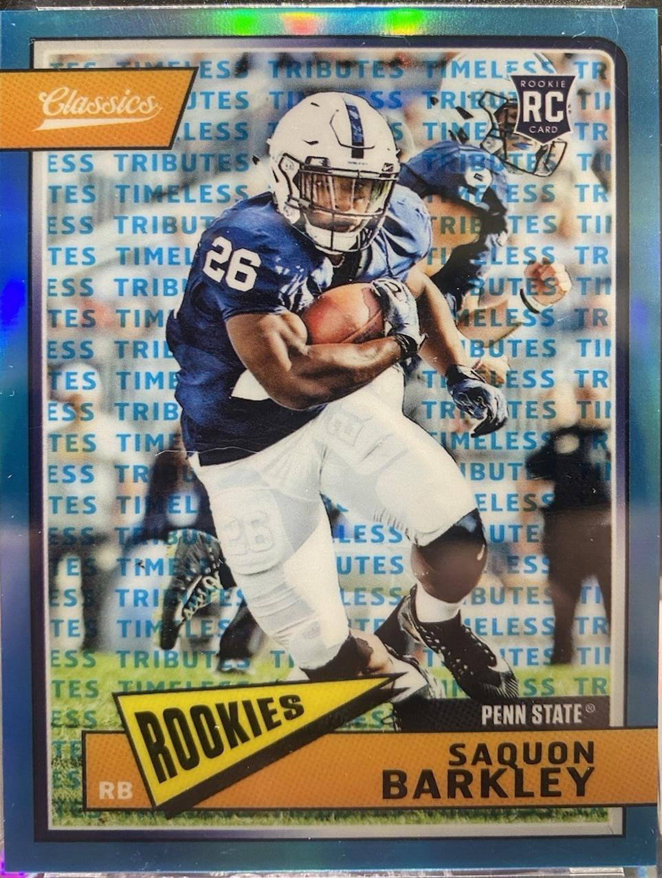 Saquon Barkley [Premium Timeless Tribute Blue] #213