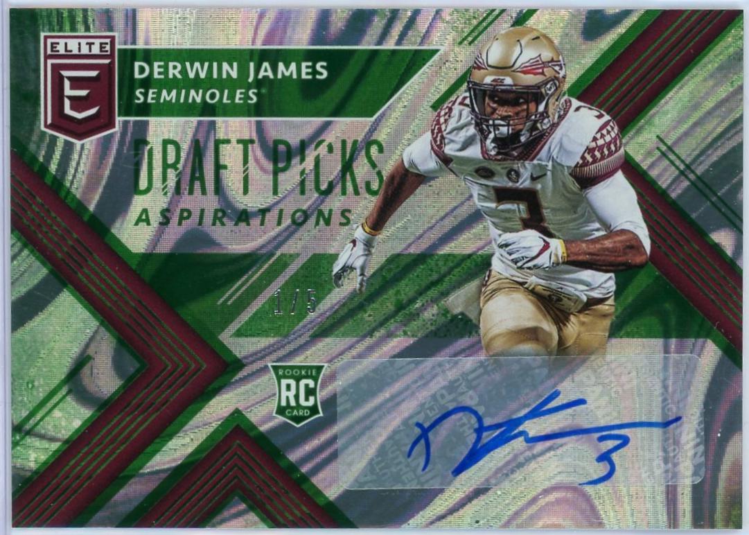 Derwin James [Autograph Aspirations Emerald] #160