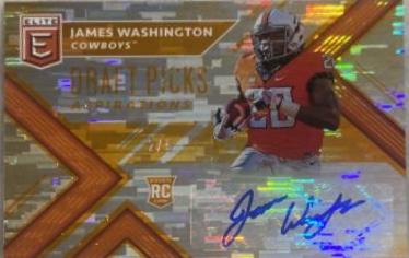 James Washington [Autograph Aspirations Orange] #108