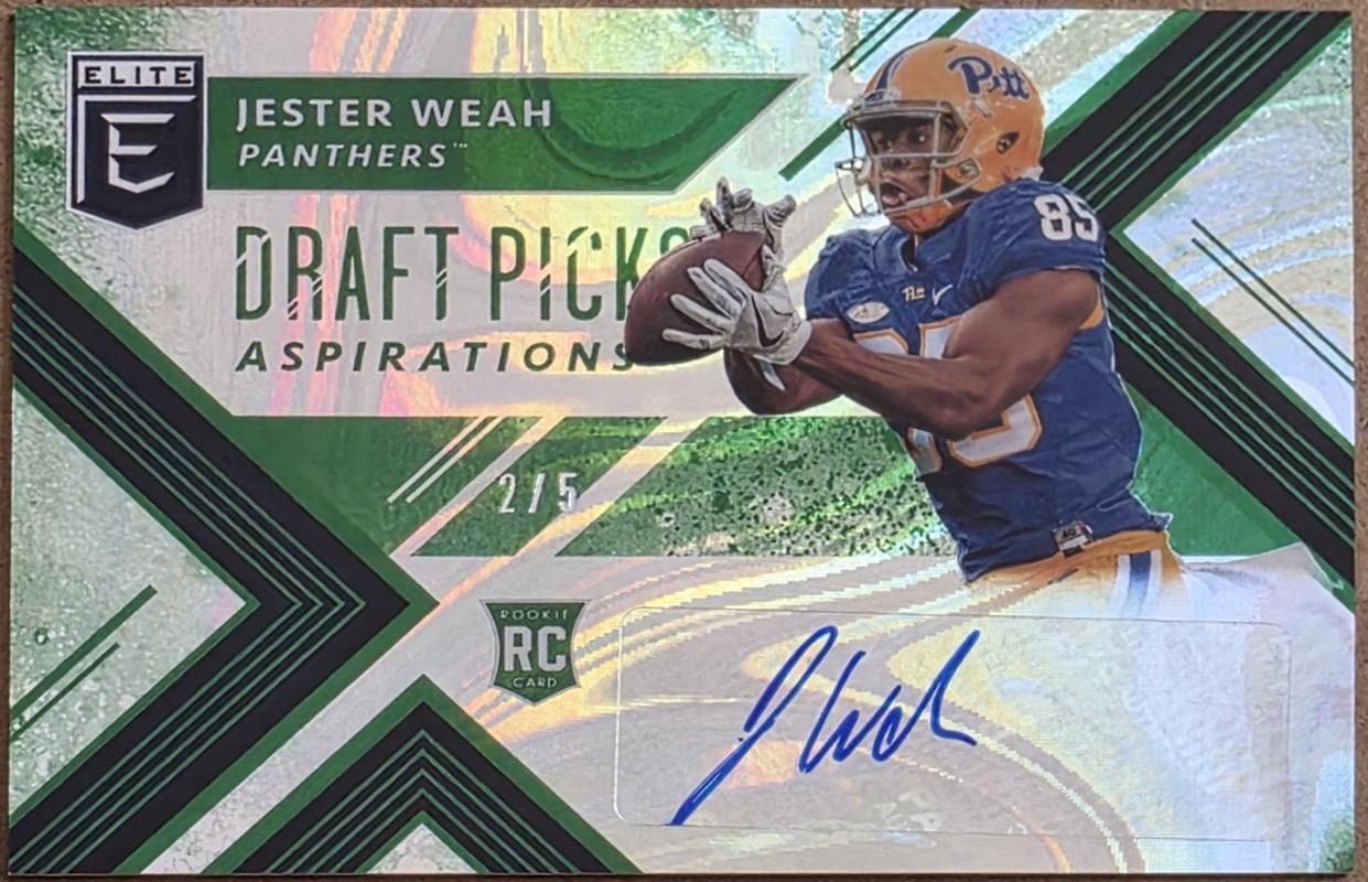 Jester Weah [Autograph Aspirations Emerald] #144