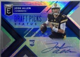 Josh Allen [Autograph Blue Status Die Cut] #103