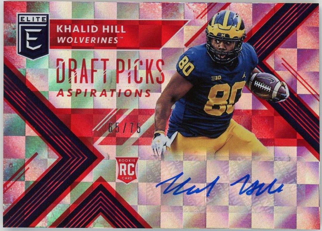 Khalid Hill [Autograph Aspirations Red] #186