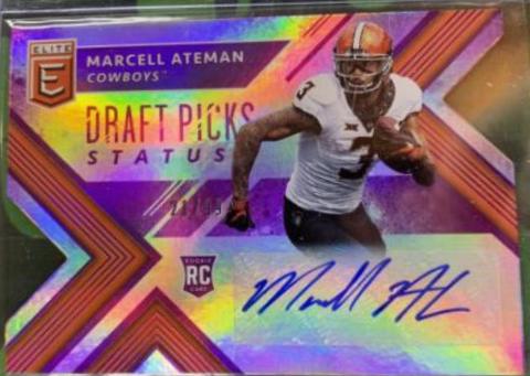 Marcell Ateman [Autograph Purple Status Die Cut] #164