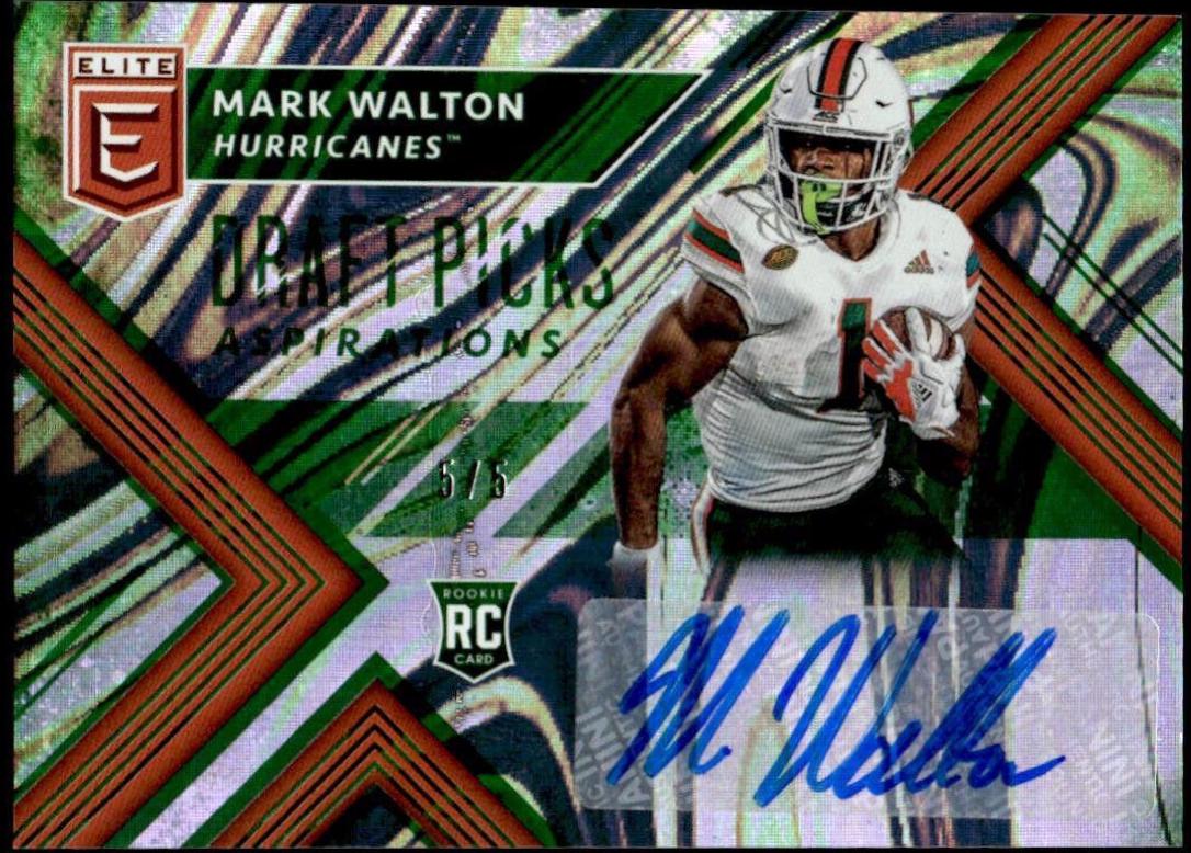 Mark Walton [Autograph Aspirations Emerald] #180