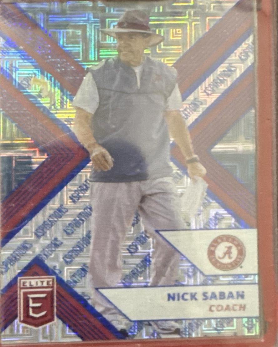 Nick Saban [Aspirations Blue] #76