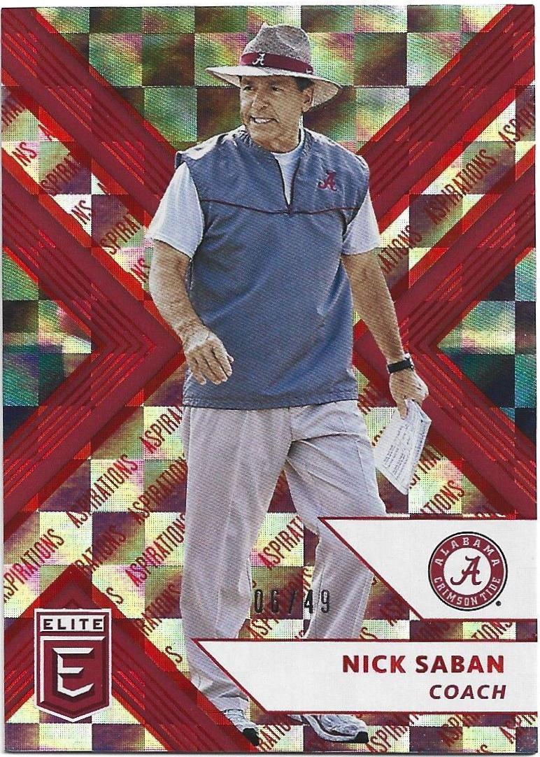 Nick Saban [Aspirations Red] #76