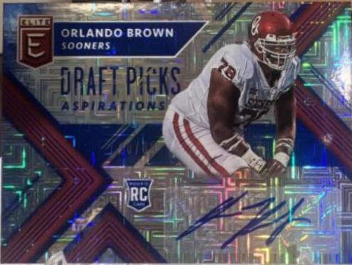 Orlando Brown [Autograph Aspirations Blue] #200