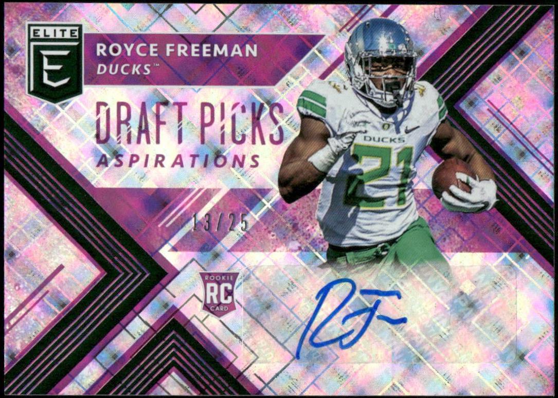 Royce Freeman [Autograph Aspirations Purple] #126