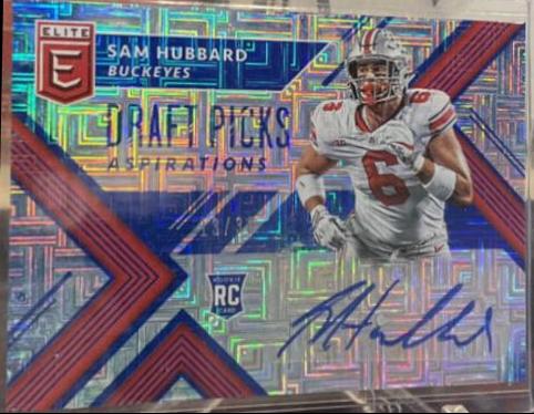 Sam Hubbard [Autograph Aspirations Blue] #155
