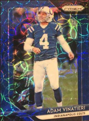 Adam Vinatieri [Blue Scope Prizm] #118