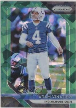 Adam Vinatieri [Green Prizm Crystals] #118