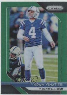Adam Vinatieri [Green Prizm] #118
