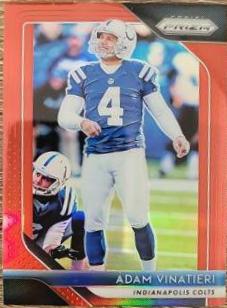 Adam Vinatieri [Red Prizm] #118
