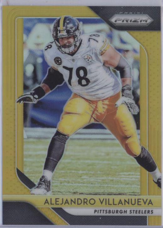Alejandro Villanueva [Gold Prizm] #37