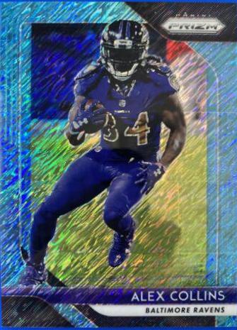 Alex Collins [Blue Shimmer] #186