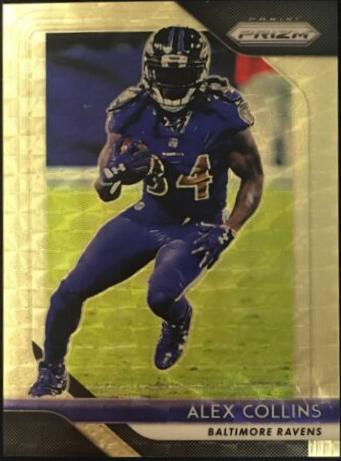 Alex Collins [Gold Prizm Vinyl] #186