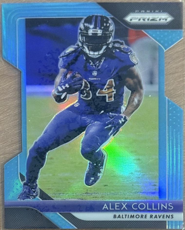 Alex Collins [Light Blue Prizm] #186