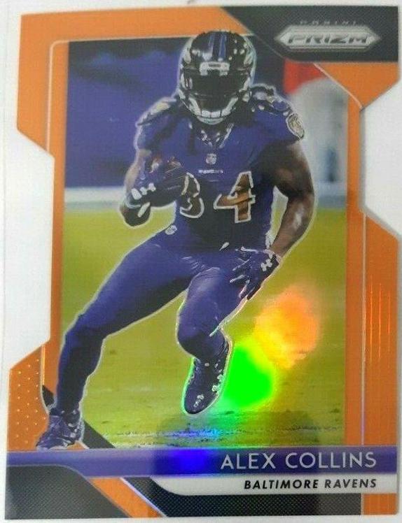 Alex Collins [Orange Prizm] #186