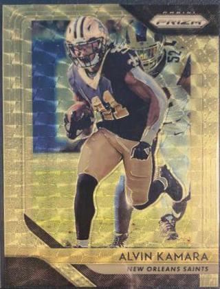 Alvin Kamara [Gold Prizm Vinyl] #64