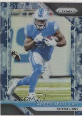 Ameer Abdullah [Camo Prizm] #135