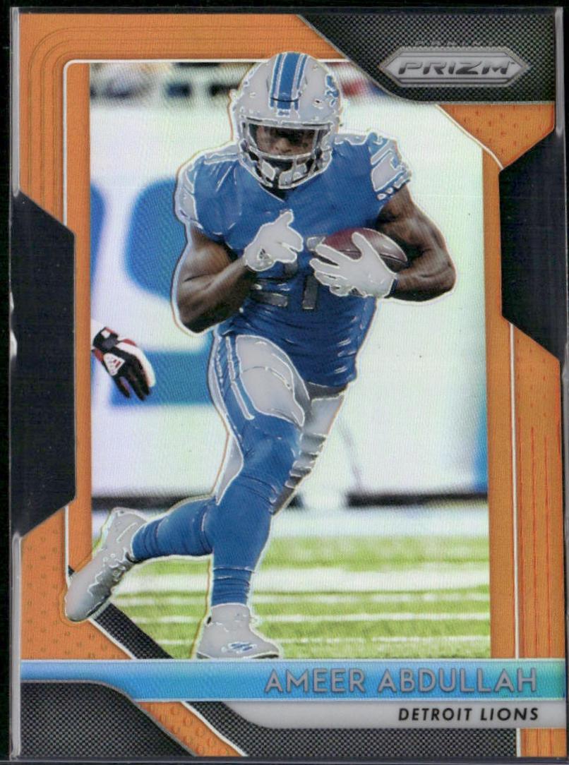 Ameer Abdullah [Orange Prizm] #135