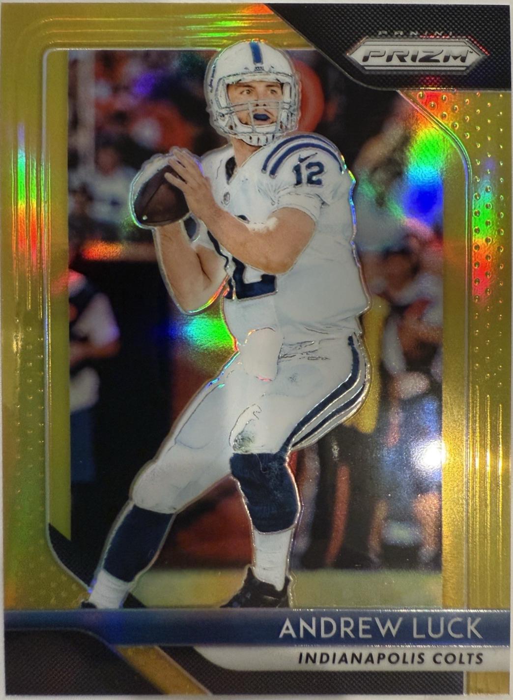 Andrew Luck [Gold Prizm] #114