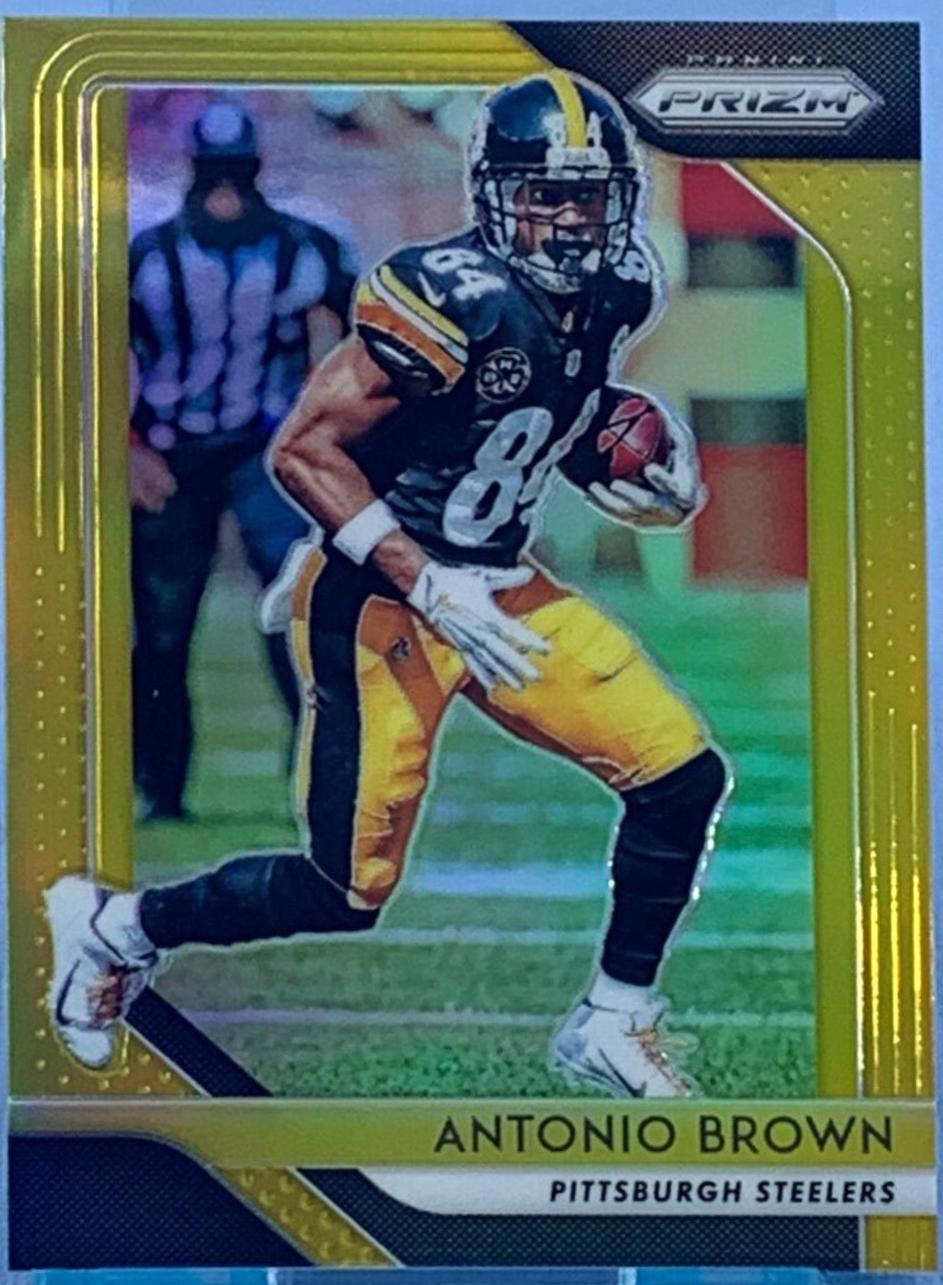 Antonio Brown [Gold Prizm] #33